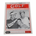 Doug Ford Signed 1955 PGA Championship Magazine Cover Photo JSA ALOA