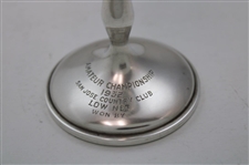 1932 Northern California Golf Assoc. Amateur Championship Low Net Sterling Silver Trophy Played at San Jose CC