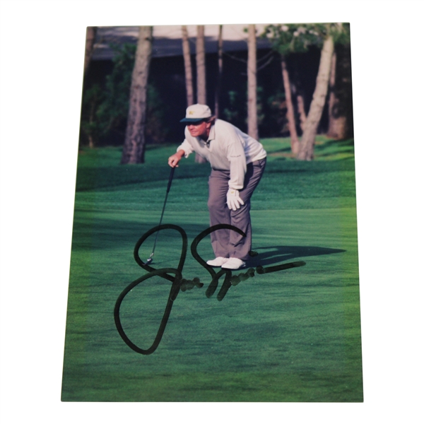 Jack Nicklaus Signed 4 X 6" Photo JSA ALOA