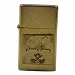 1960s Arnold Palmer 14K Gold Plated Florentine Jeweled Lighter In Original Box