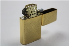 1960's Arnold Palmer 14K Gold Plated Florentine Jeweled Lighter In Original Box
