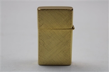 1960's Arnold Palmer 14K Gold Plated Florentine Jeweled Lighter In Original Box