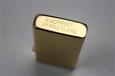 1960's Arnold Palmer 14K Gold Plated Florentine Jeweled Lighter In Original Box