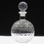 Glass Dimpled Golf Ball Themed Decanter with Stopper