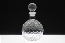 Glass Dimpled Golf Ball Themed Decanter with Stopper