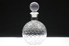 Glass Dimpled Golf Ball Themed Decanter with Stopper