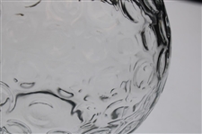 Glass Dimpled Golf Ball Themed Decanter with Stopper