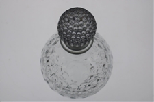 Glass Dimpled Golf Ball Themed Decanter with Stopper