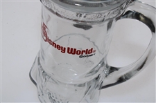 Mickey Mouse Golfing Themed Glass Mug with Top/Stopper