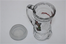 Mickey Mouse Golfing Themed Glass Mug with Top/Stopper