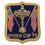 1975 Ryder Cup at Laurel Valley Golf Club Commemorative Bullion Blazer Patch