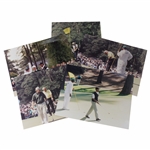 Five (5) Tiger Woods, Arnold Palmer & Jack Nicklaus 1997 Masters Tournament Photos