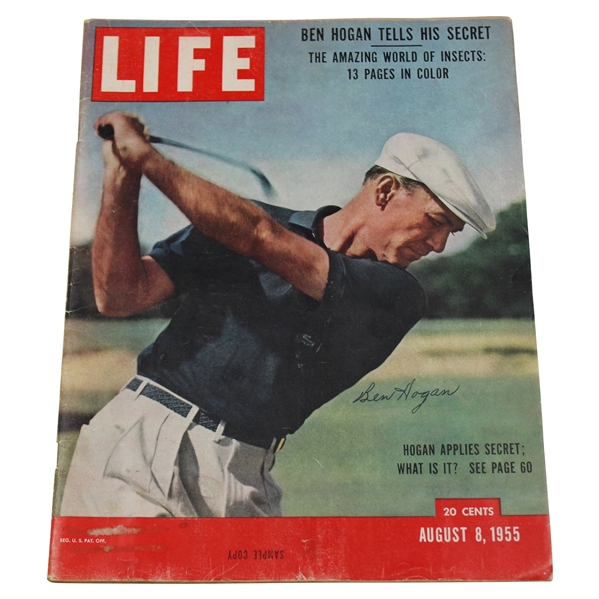 Ben Hogan Signed August 8, 1955 Ben Hogan Life Magazine JSA #AF85187
