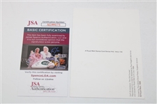 Jack Nicklaus Signed St. Andrews The Old Course Postcard JSA #AL99175