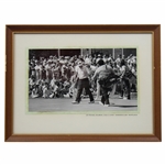 Lee Trevino 1979 US Open at Inverness Club 18th Green - Framed Photo