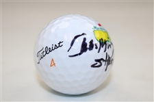 Christopher McDonald Signed Titleist Masters Logo Golf Ball Inscribed 'Shooter' JSA ALOA