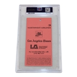 1993 Nissan L.A. Open at Riviera One Day Ticket Tiger PGA Tournament #2 PSA NM-MT 8