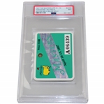 1997 Masters Tournament SERIES Badge #A06439 Tiger PGA Win #4 PSA MINT 9