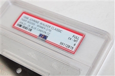 1998 Johnnie Walker Classic at Blue Canyon First European Tour Win Complementary Ticket PSA Excellent - MINT 6