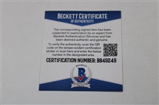 Lee Elder Signed 2021 Masters Tournament Embroidered Flag Beckett #BB49249