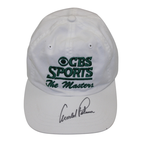 Arnold Palmer Signed Masters CBS Sports Hat JSA #EE05828