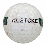 Augusta National Golf Club Vintage Range Ball Featuring Pros Kletcke and Spencer Names- Used