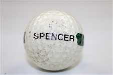 Augusta National Golf Club Vintage Range Ball Featuring Pro's Kletcke and Spencer Names- Used