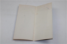 Demaret, Palmer, Sarazen, Ford & others Signed 1959-1960 'The Masters Tournament' Augusta National Golf Club Booklet by Bobby Jones JSA ALOA