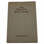 1925 The Notts Golf Club Booklet by Bernard Darwin