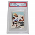 Jack Nicklaus Signed 1973-74 Panini #375 Campioni Dello Sport PSA Auto 10