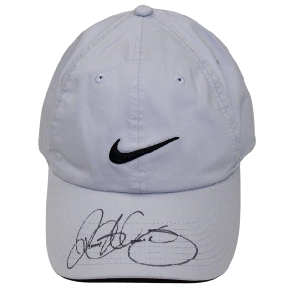 Rory McIlroy Signed Personal Used White Nike Hat JSA ALOA