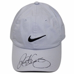 Rory McIlroy Signed Personal Used White Nike Hat JSA ALOA