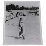 Ben Hogan Signed Merion 1 Iron Shot 8x10 With Full JSA Letter