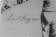 Ben Hogan Signed Merion 1 Iron Shot 8x10 With Full JSA Letter