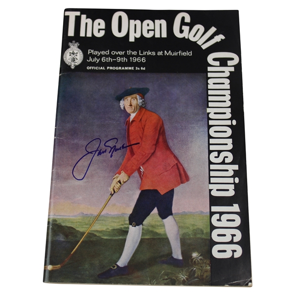 Jack Nicklaus Signed Official 1966 Open Championship at Muirfield Official Program JSA ALOA