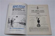 Jack Nicklaus Signed Official 1966 Open Championship at Muirfield Official Program JSA ALOA