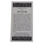 Gary Player Signed 1994 Dormy Collection Card JSA ALOA