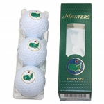 Sleeve of Masters Berckmans Place Pro V1 Golf Balls