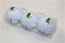 Sleeve of Masters Berckman's Place Pro V1 Golf Balls