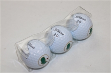 Sleeve of Masters Berckman's Place Pro V1 Golf Balls