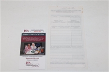 Ben Hogan Signed Personal Shady Oaks CC Member's Check from 8-3-1994 JSAAI55793