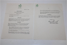 1960 Masters - Clifford Roberts Letter To The Press