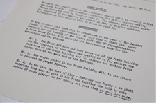 1960 Masters - Clifford Roberts Letter To The Press