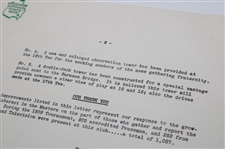 1960 Masters - Clifford Roberts Letter To The Press