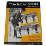 Gene Sarazen Signed Dec 1933 American Golf Magazine JSA ALOA