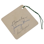 Ben Hogan Byron Nelson & Jimmy Hines Signed 1945 Tacoma Open Marshal Badge JSA ALOA