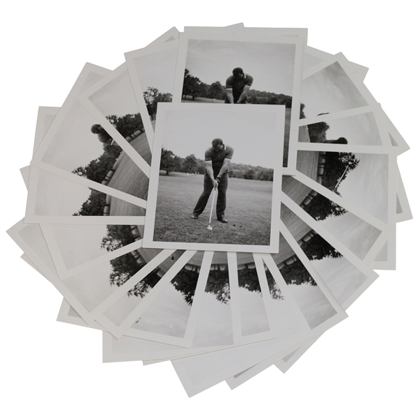 Twenty (20) Arnold Palmer Black & White Swing Photos From  Golf Magazines Archives