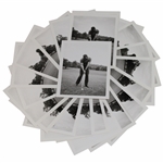 Twenty (20) Arnold Palmer Black & White Swing Photos From  Golf Magazines Archives