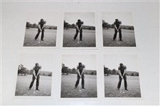 Twenty (20) Arnold Palmer Black & White Swing Photos From  Golf Magazine's Archives