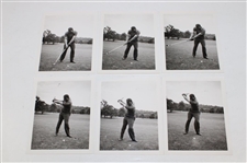 Twenty (20) Arnold Palmer Black & White Swing Photos From  Golf Magazine's Archives